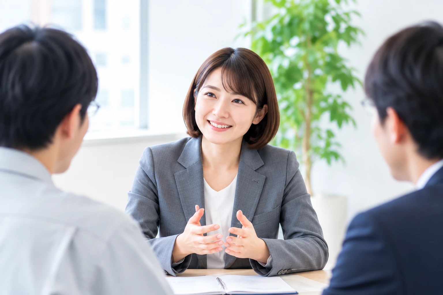 ハラスメント対策の支援の様子